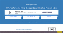 Desktop Screenshot of norwaypassions.com