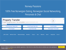 Tablet Screenshot of norwaypassions.com